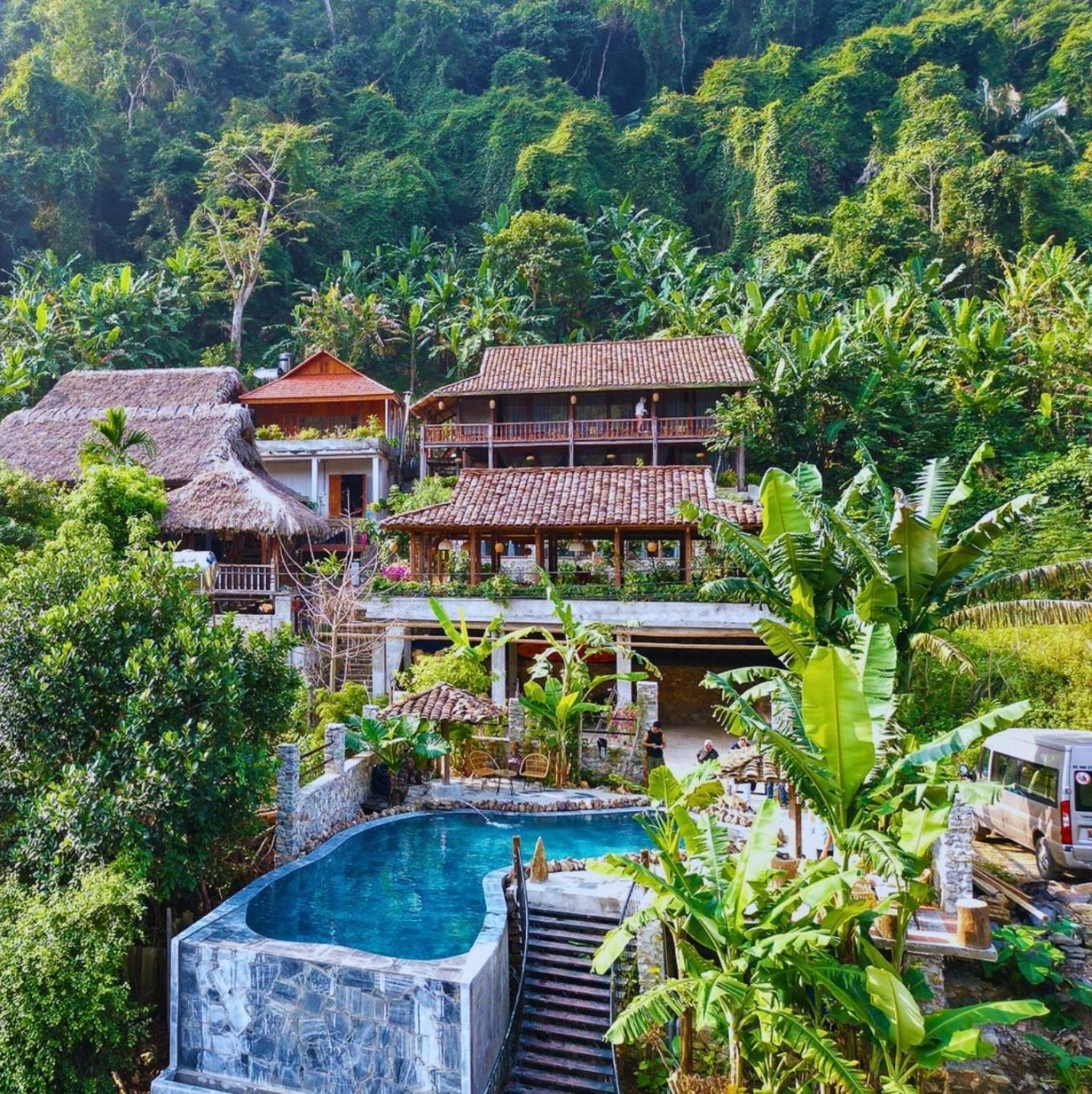 Ba Be Jungle Houses Exteriér fotografie